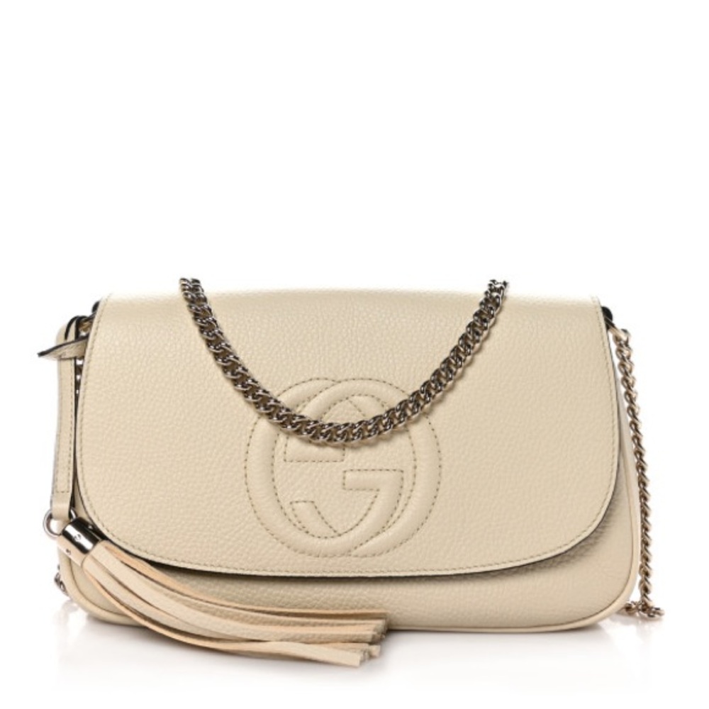 Gucci Soho Flap in Ivoire
